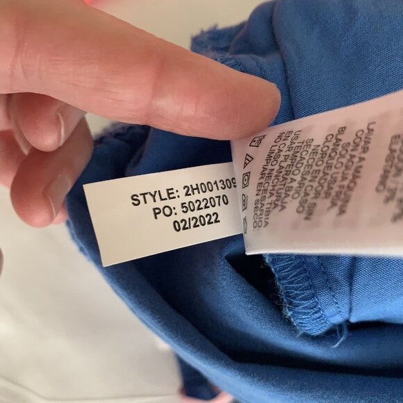 Vineyard Vines Women's Pull On Every Day Shorts Blue Raw Hem Coastal Size XS New - Picture 7 of 7